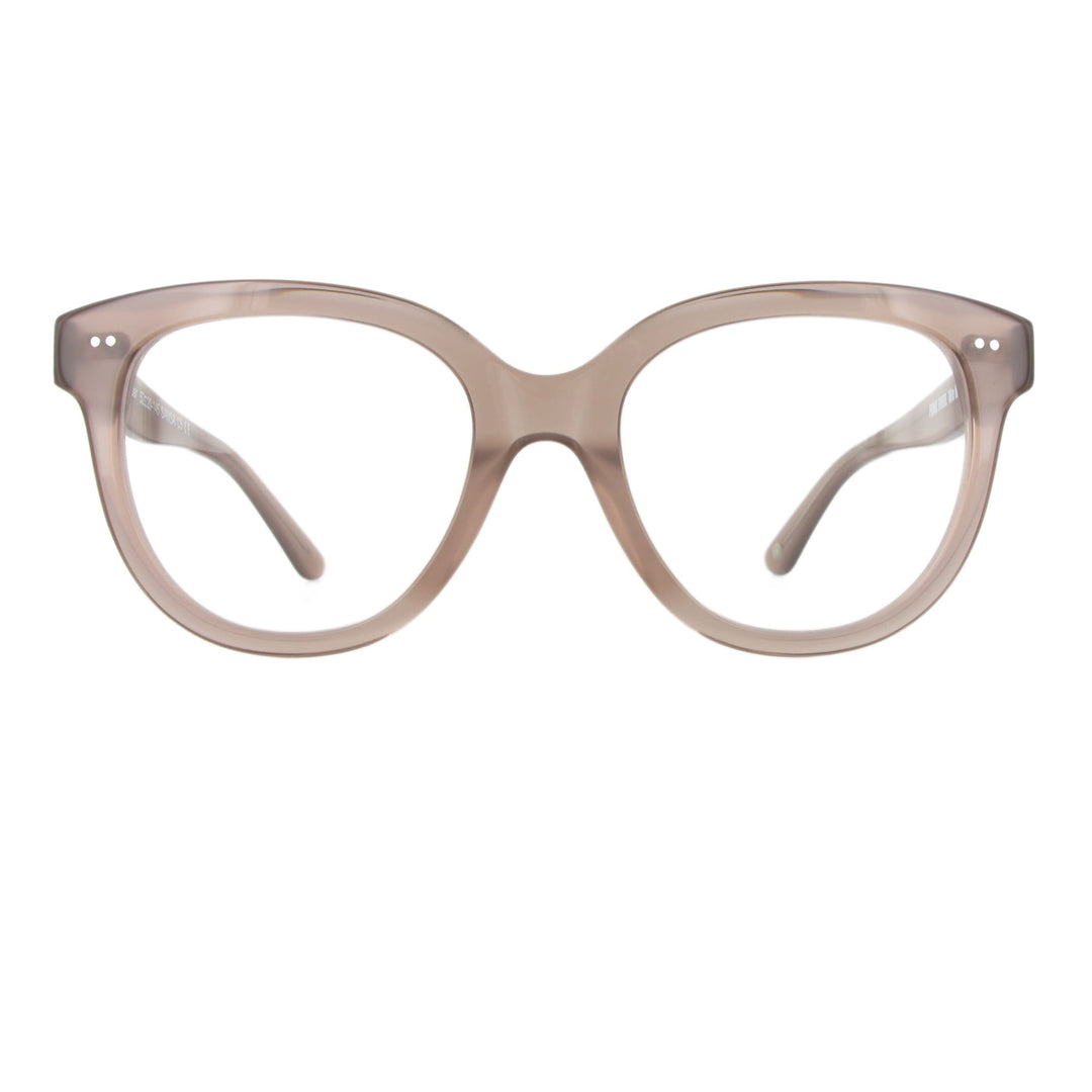 Acetatbrille, Modell Samsa in harmonischer Butterfly Form, Farbe Dusky Pink.